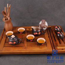 陌上纤虹·梅花黑砂釉茶具 工业炼匠心，礼献商务雅境